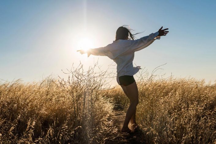Danzando-al-atardecer